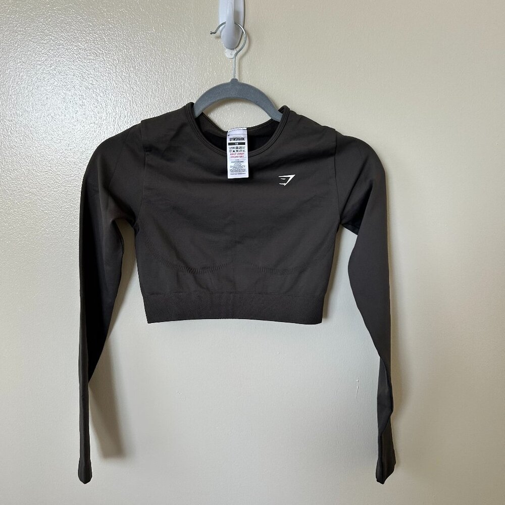 Gymshark Seamless Long Sleeve Crop Top XS